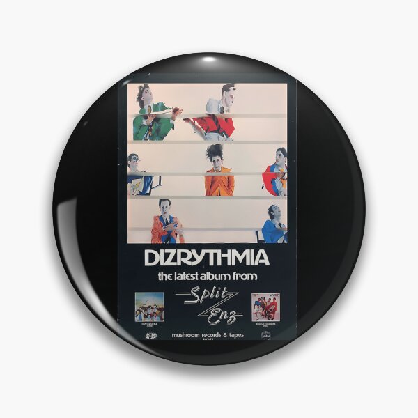 Item preview, Split Enz Dizrythmia Postersticker designed and sold by Quarezma.