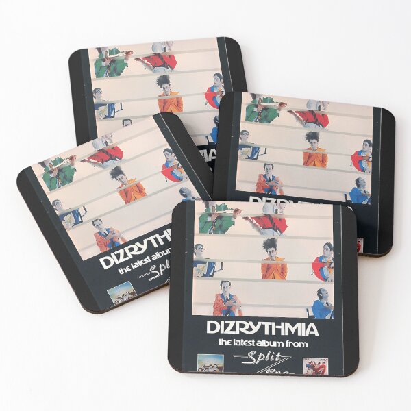 Item preview, Split Enz Dizrythmia Postersticker designed and sold by Quarezma.
