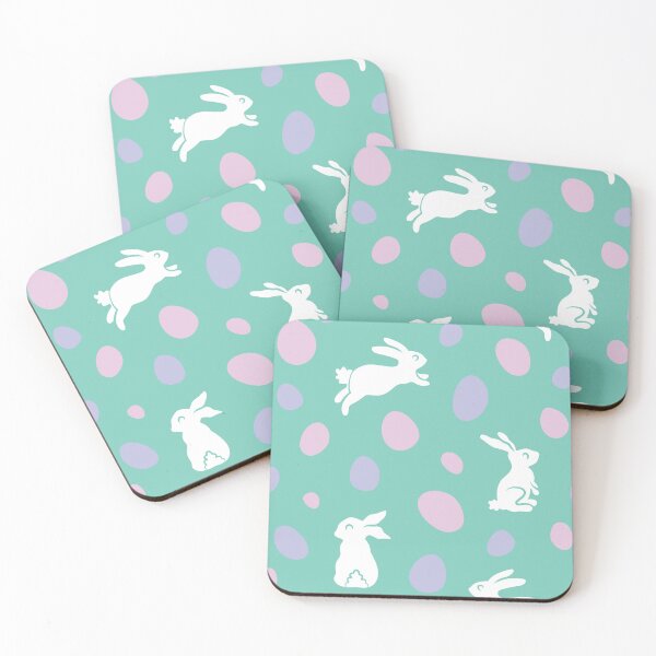 Item preview, Easter Eggs and Bunnies Pattern - Fresh Pastel Spring designed and sold by Daniel Bevis Design.