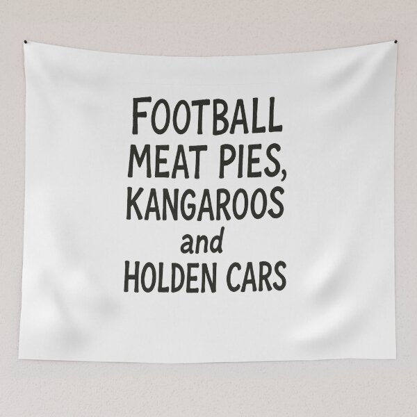 Item preview, Football, meat pies, kangaroos, and Holden cars designed and sold by Andyt.
