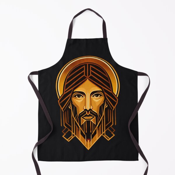 Item preview, Radiant Christ Icon (Geometric Gold) designed and sold by Sanctum Icons.