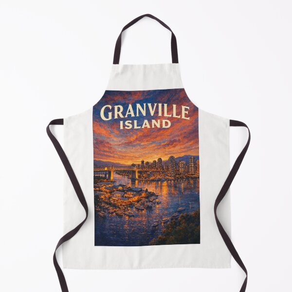 Item preview, Granville Island Vancouver False Creek Sunset and Marina View designed and sold by Places On Earth.