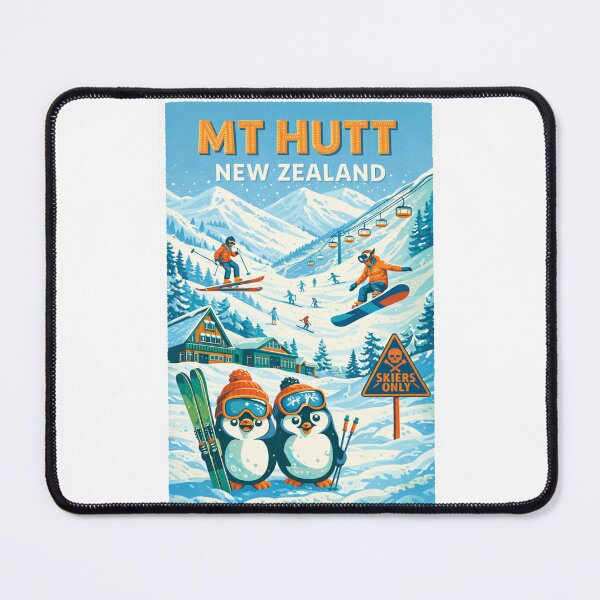 Item preview, Mount Hutt Canterbury New Zealand Southern Alps Ski Field Region designed and sold by Places On Earth.