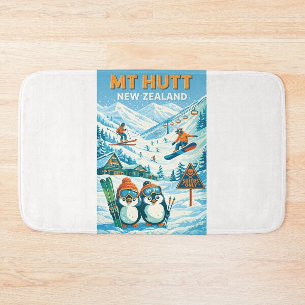 Item preview, Mount Hutt Canterbury New Zealand Southern Alps Ski Field Region designed and sold by Places On Earth.