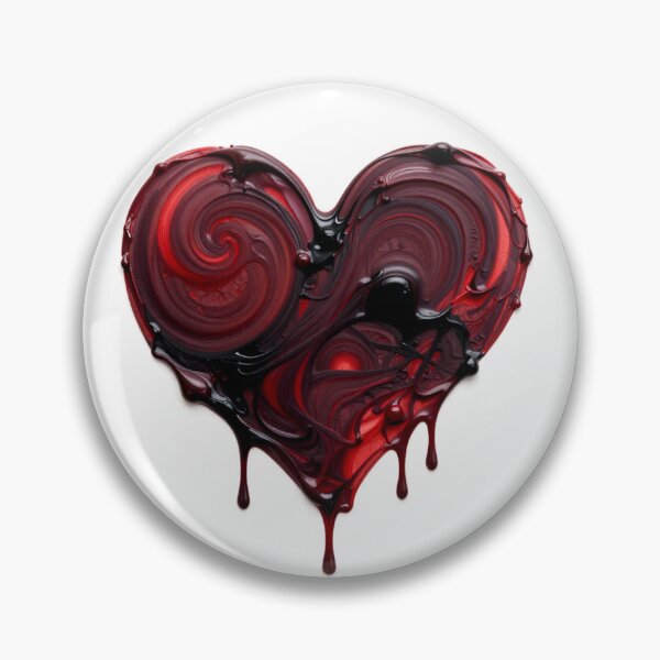 Item preview, twisted love colorful dark gothic artistic heart abstract design designed and sold by SmashingDeals.