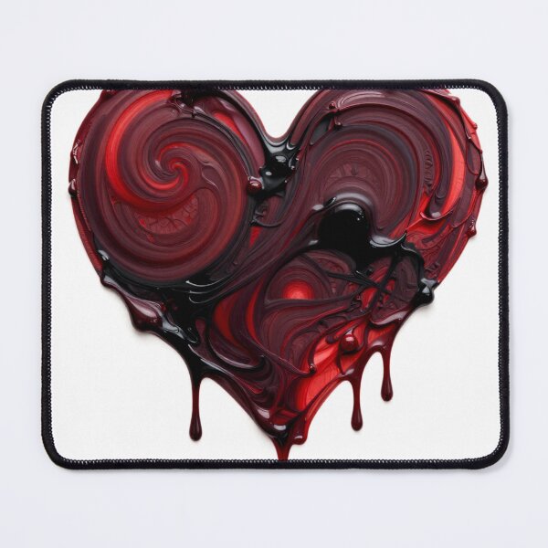 Item preview, twisted love colorful dark gothic artistic heart abstract design designed and sold by SmashingDeals.