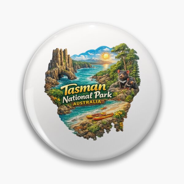 Item preview, Tasman National Park Australia Coastal Headlands and Tasman Sea Scenery designed and sold by Places On Earth.