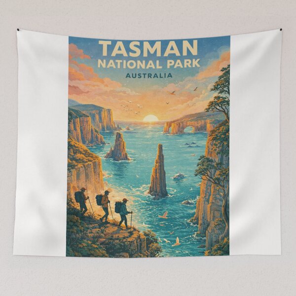 Item preview, Tasman National Park Tasmania Sea Cliffs and Coastal Walking Routes designed and sold by Places On Earth.