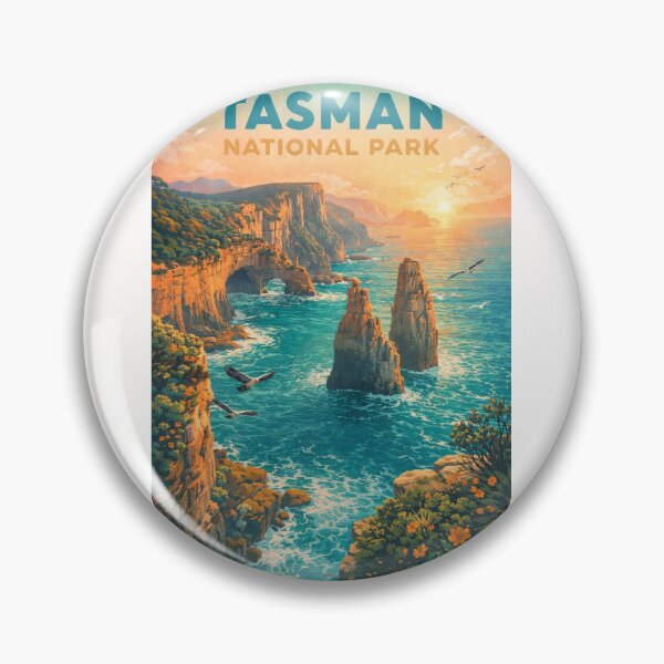 Item preview, Tasman National Park Australia Sea Stacks and Tasman Sea Clifftops designed and sold by Places On Earth.