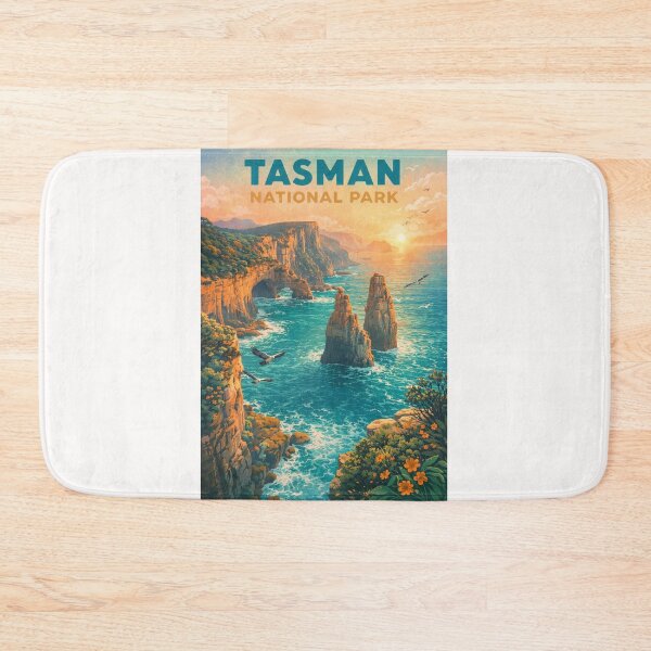 Item preview, Tasman National Park Australia Sea Stacks and Tasman Sea Clifftops designed and sold by Places On Earth.