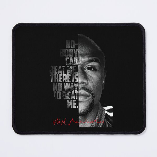 Item preview, Black And White Floyd Mayweather Quote designed and sold by AnahiRitchie.