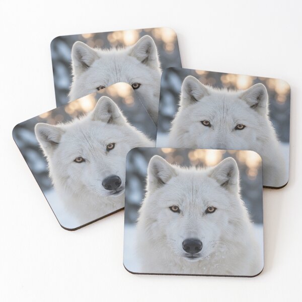 Item preview,  Majestic White Wolf - Winter Spirit Portrait designed and sold by NaturalBeautySebastian .