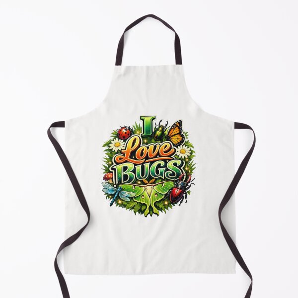 Item preview, I Love Bugs Nature Appreciation Quote with Insect Symbols designed and sold by Places On Earth.