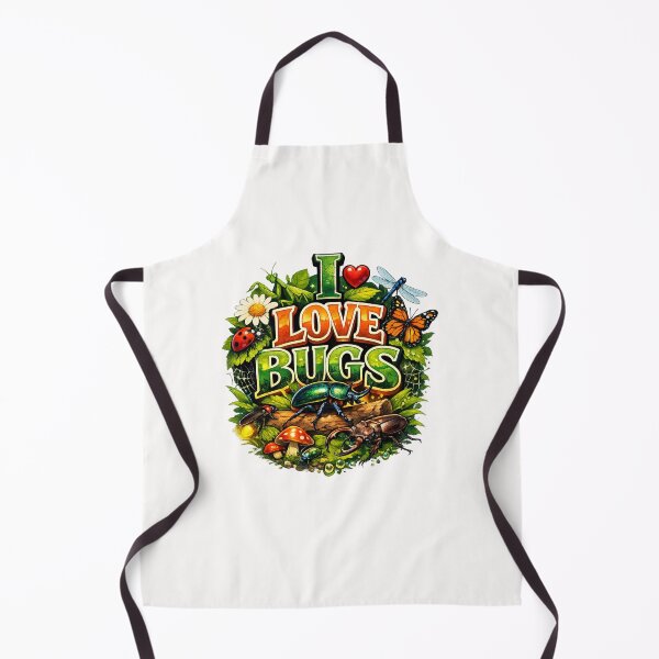 Item preview, I Love Bugs Entomology Quote with Forest Insects designed and sold by Places On Earth.