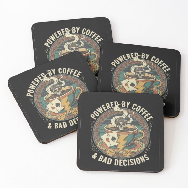 Item preview, powered by coffee and bad decisions designed and sold by Tipsy24.
