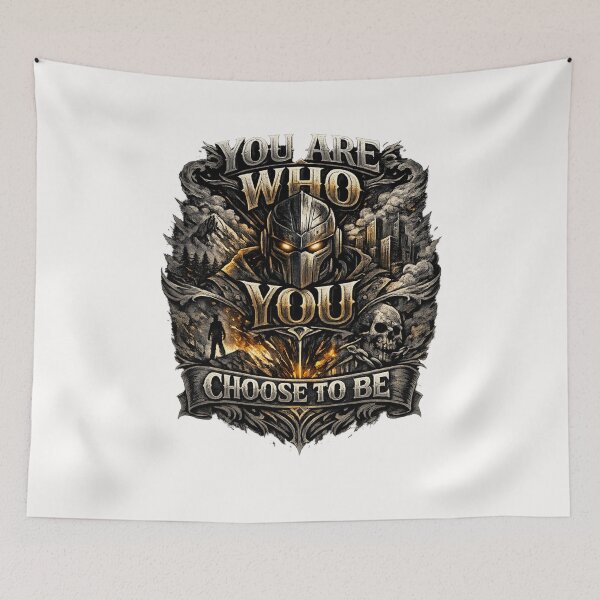 Item preview, You Are Who You Choose To Be Motivational Identity Quote designed and sold by Places On Earth.