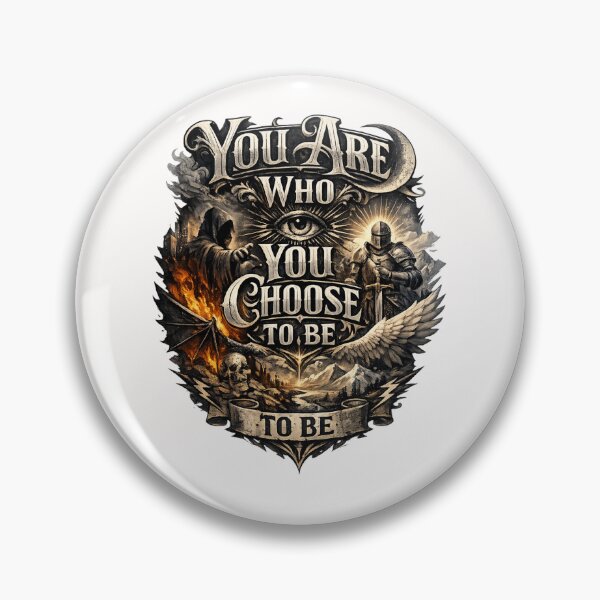 Item preview, You Are Who You Choose To Be Personal Responsibility and Identity Quote designed and sold by Places On Earth.