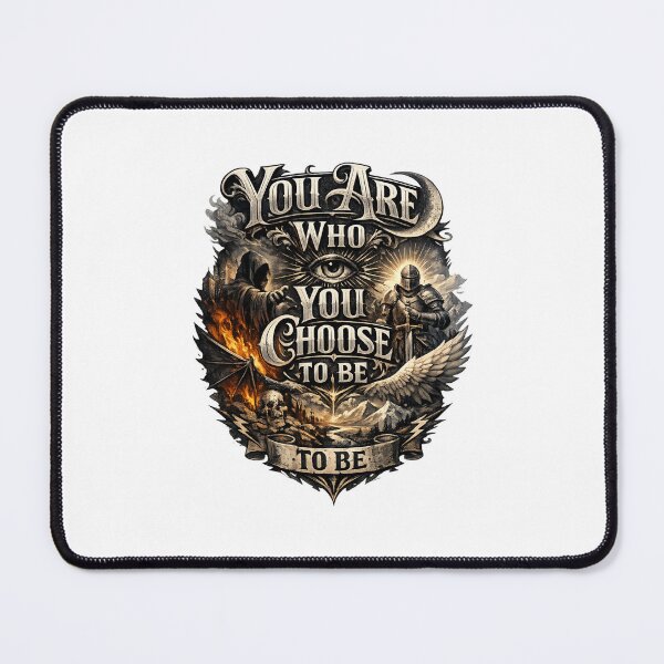 Item preview, You Are Who You Choose To Be Personal Responsibility and Identity Quote designed and sold by Places On Earth.