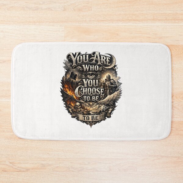 Item preview, You Are Who You Choose To Be Personal Responsibility and Identity Quote designed and sold by Places On Earth.
