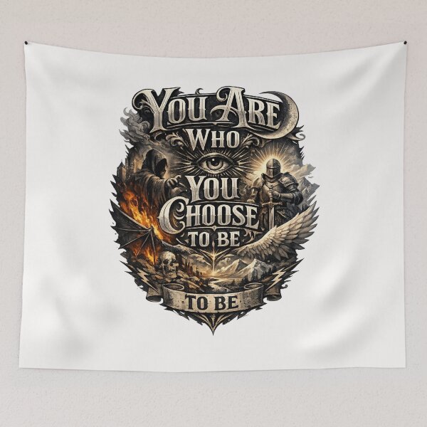 Item preview, You Are Who You Choose To Be Personal Responsibility and Identity Quote designed and sold by Places On Earth.