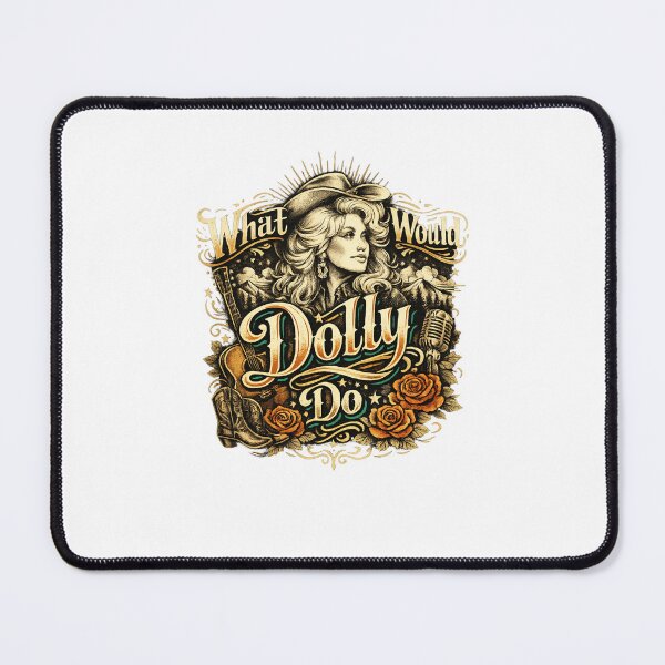Item preview, What Would Dolly Do Country Music Wisdom and Inspiration Quote designed and sold by Places On Earth.