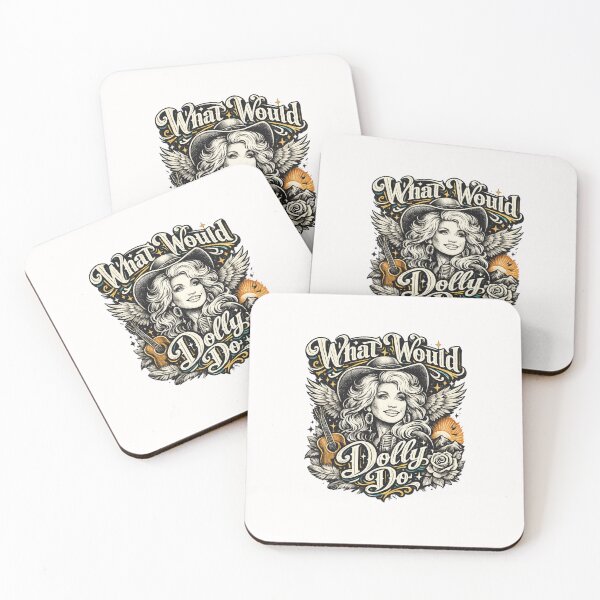 Item preview, What Would Dolly Do Angelic Country Icon Inspiration Quote designed and sold by Places On Earth.