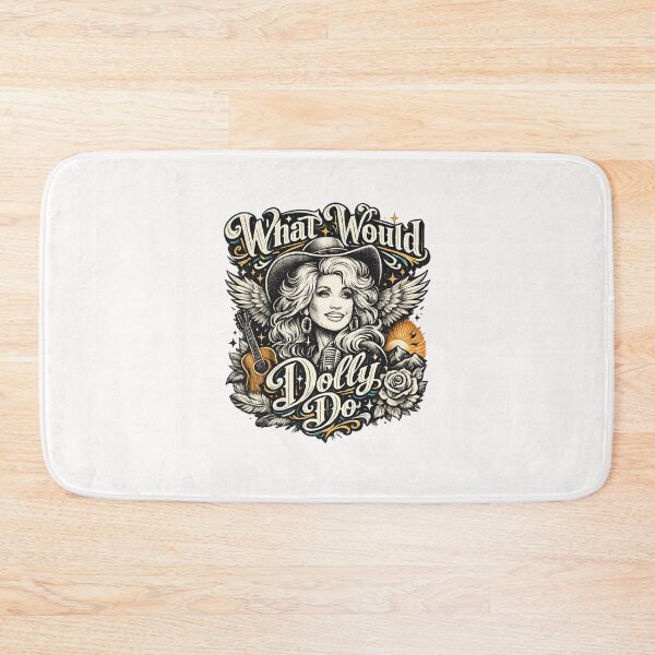 Item preview, What Would Dolly Do Angelic Country Icon Inspiration Quote designed and sold by Places On Earth.