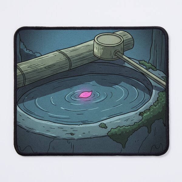Item preview, Night Zen Garden Ukiyo-e designed and sold by LazyOrbitStudio.