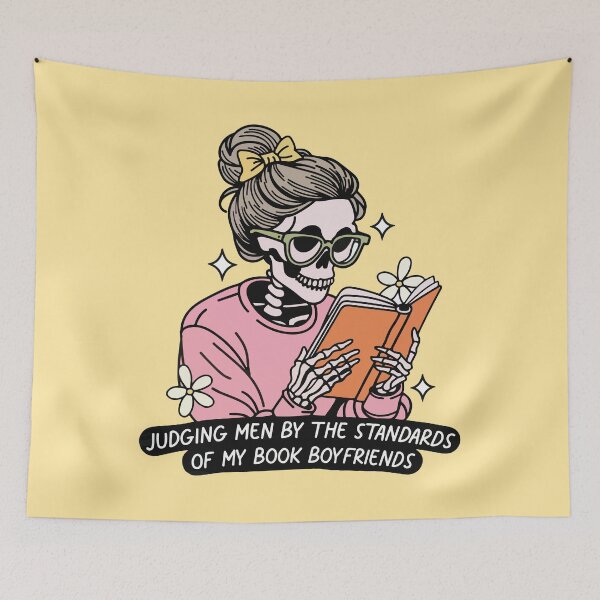 Item preview, Judging men by the standards of my book boyfriends  designed and sold by BrownHorse90s.