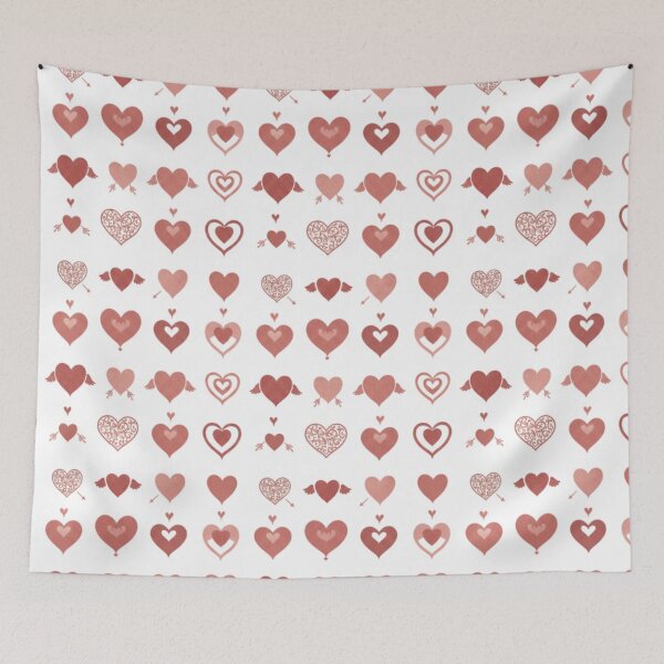 Item preview, Seamless Valentine Heart Pattern - Romantic Hearts Repeating Design designed and sold by FashioonTrends.