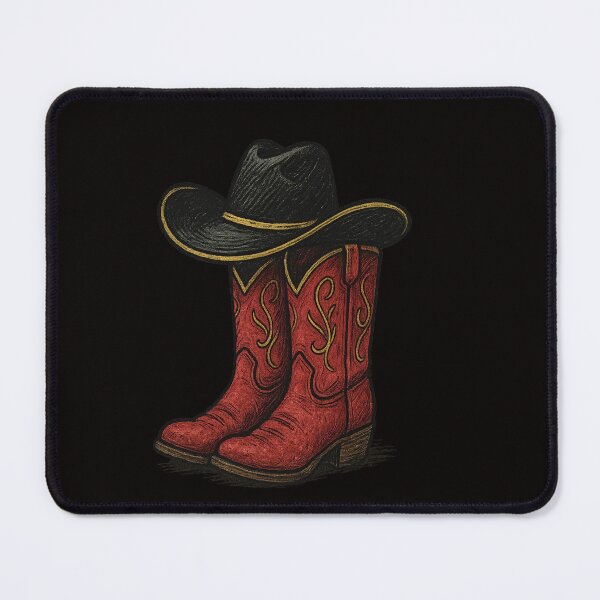 Item preview, Red Boots, Black Hat designed and sold by Andyt.