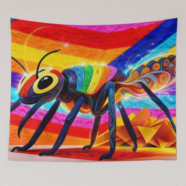 Item preview, Colorful Trippy Ant designed and sold by shakespeare1212.