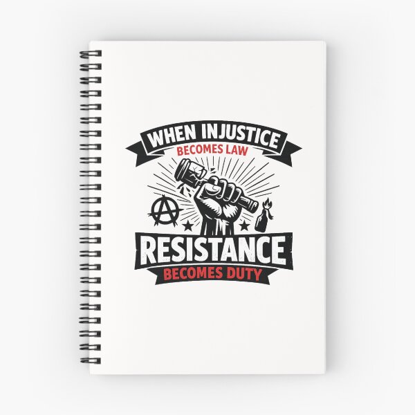 Item preview, When Injustice Becomes Law Resistance Becomes Duty Protest Quote designed and sold by Places On Earth.