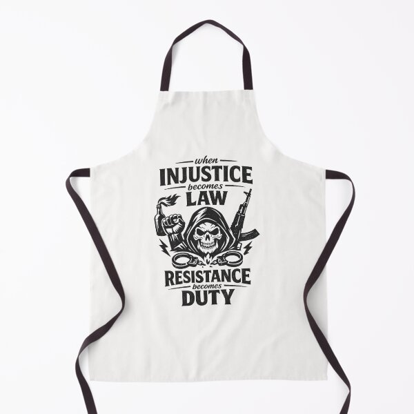 Item preview, When Injustice Becomes Law Resistance Becomes Duty – Dark Protest Quote  designed and sold by Places On Earth.