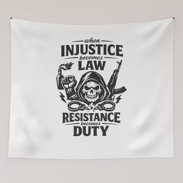 Item preview, When Injustice Becomes Law Resistance Becomes Duty – Dark Protest Quote  designed and sold by Places On Earth.