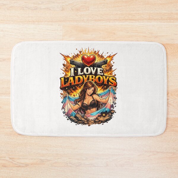 Item preview, I Love Ladyboys – Bold Pride Statement  designed and sold by Places On Earth.