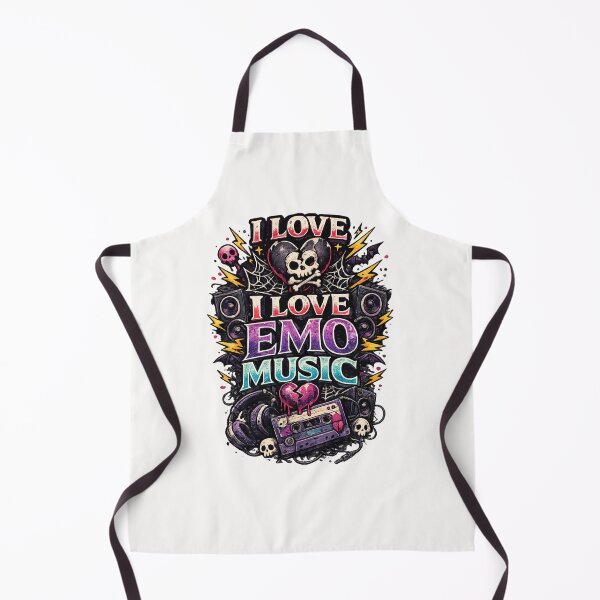Item preview, I Love Emo Music – Alternative Music Quote designed and sold by Places On Earth.