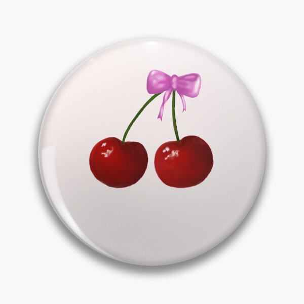 Item preview, Cherries with croquette bow designed and sold by paigeymarie.