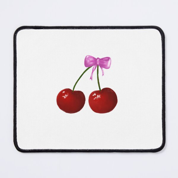 Item preview, Cherries with croquette bow designed and sold by paigeymarie.