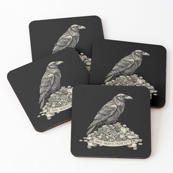 Item preview, Raven Hoarder Shiny Objects Enthusiast designed and sold by xaodffufje95.