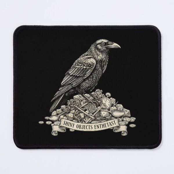 Item preview, Raven Hoarder Shiny Objects Enthusiast designed and sold by xaodffufje95.