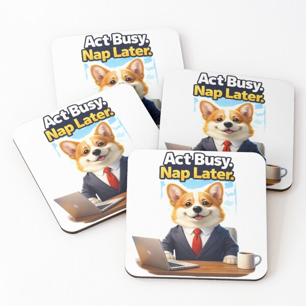 Item preview, Corgi Boss — “Act Busy. Nap Later.” designed and sold by TTStudio.