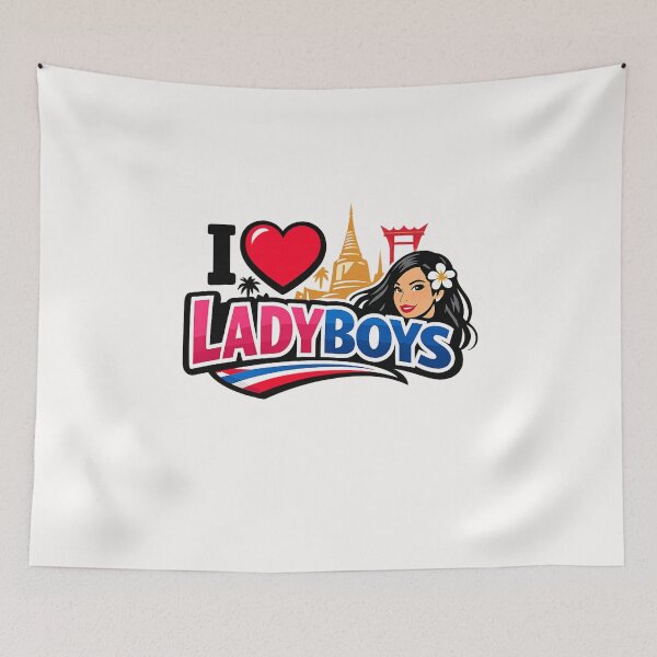 Item preview, I Love Ladyboys – Thailand Inspired Pride  designed and sold by Places On Earth.