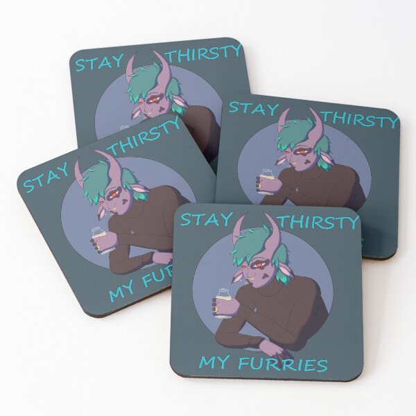 Item preview, Stay Thirsty My Furries designed and sold by OlliezVulpes.
