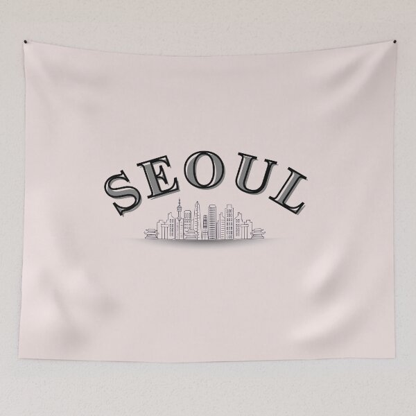 Item preview, Seoul the capital of South Korea with skyline of Seoul designed and sold by mycreastyle.