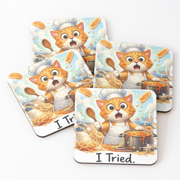 Item preview, Disaster Chef Cat — “I Followed the Recipe… I Tried.” designed and sold by TTStudio.