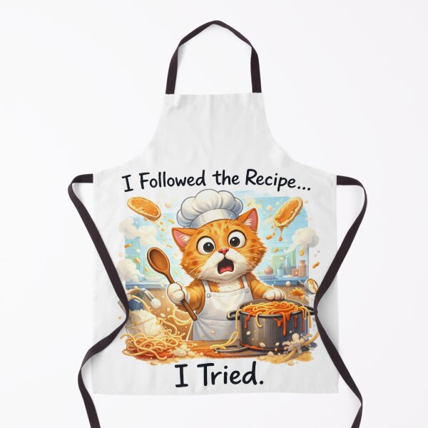 Item preview, Disaster Chef Cat — “I Followed the Recipe… I Tried.” designed and sold by TTStudio.