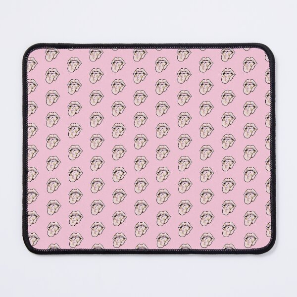 Item preview, Pink Iced Coffee Lips with Daisies Cute Aesthetic Art designed and sold by GiftsCreek.