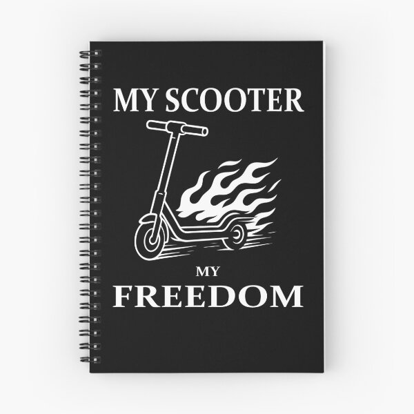 Item preview, My Scooter My Freedom E-Scooter Design designed and sold by RetroMaritalArt.