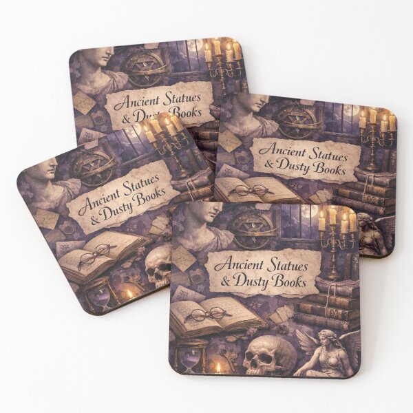 Item preview, Ancient Statues and Dusty Books Collage designed and sold by Mauswohn.